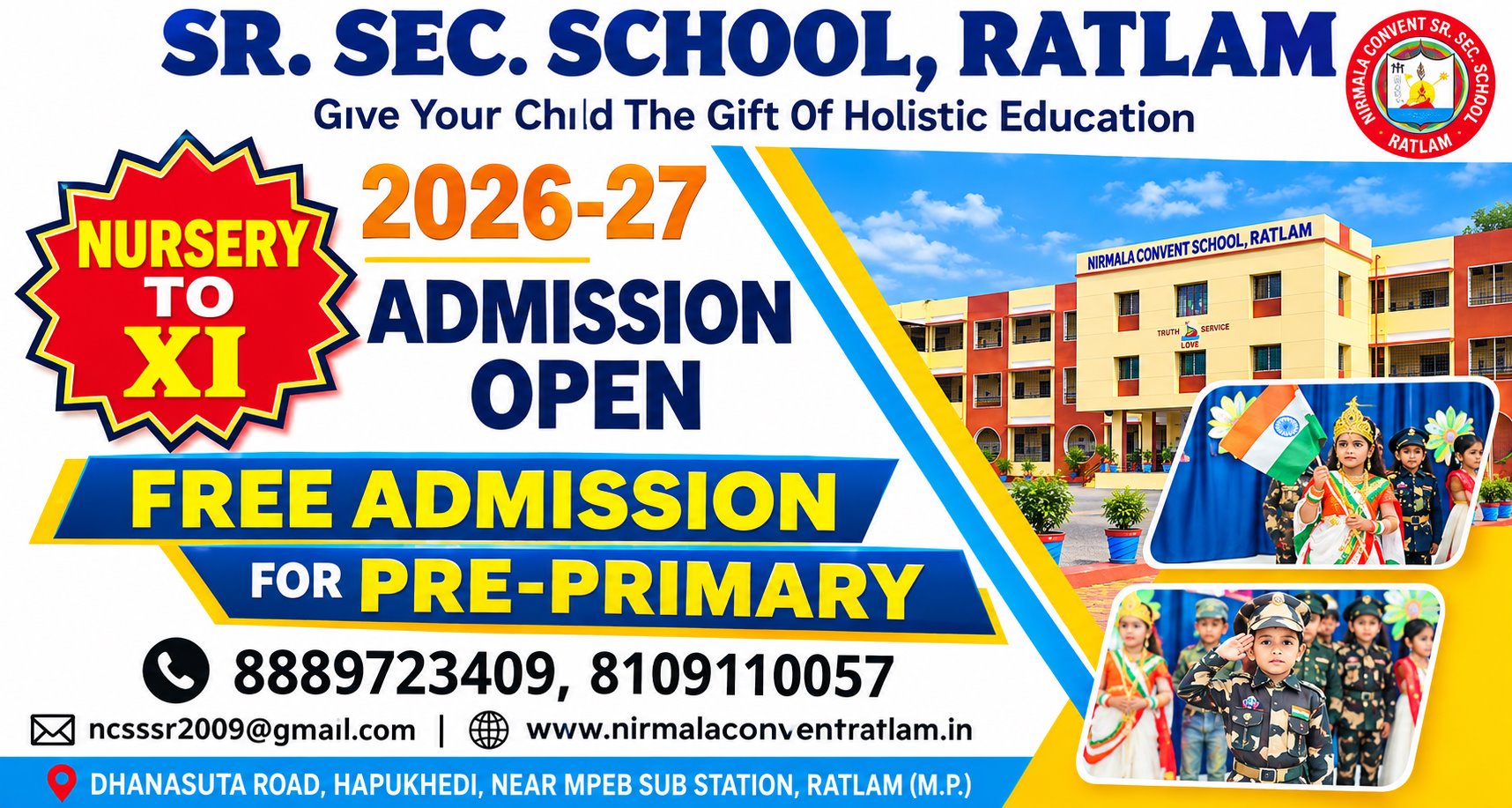 Admissions Open 2026-27